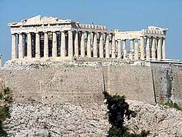 Athens Acropolis: Parthenon from Phillipapou