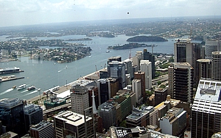 City view of Sydney harbour photo by the Beetle