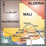 Map of Mali