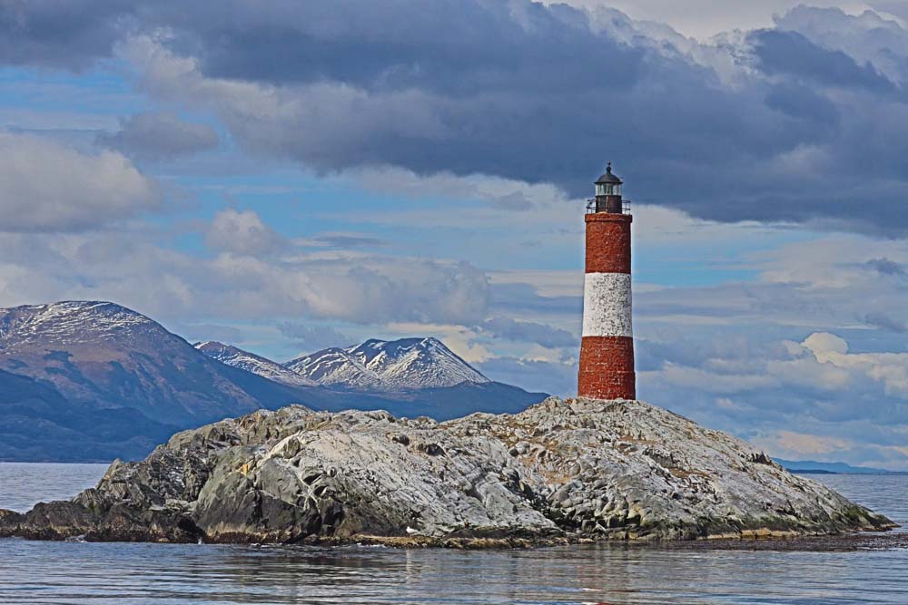 April 2025 – Les Eclaireurs ‘Lighthouse at the End of the World,’ Beagle Channel, Argentina, by Sarah Webb.