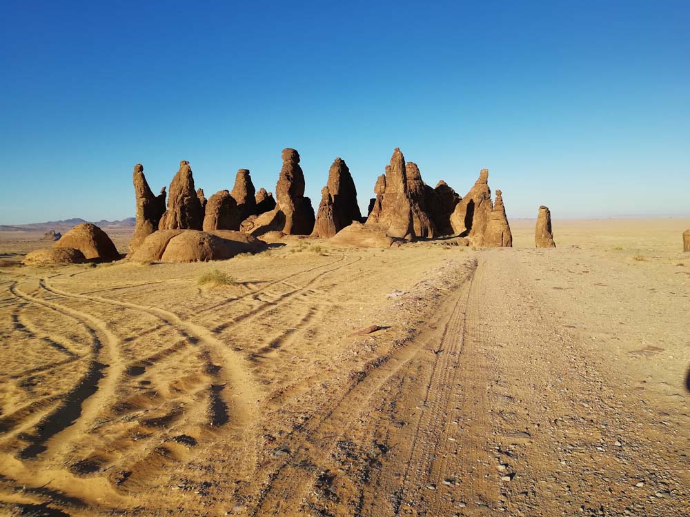 January 2027 Sandstone Pinnacles Al-Nafud Desert Saudi Arabia By Michael Jennings