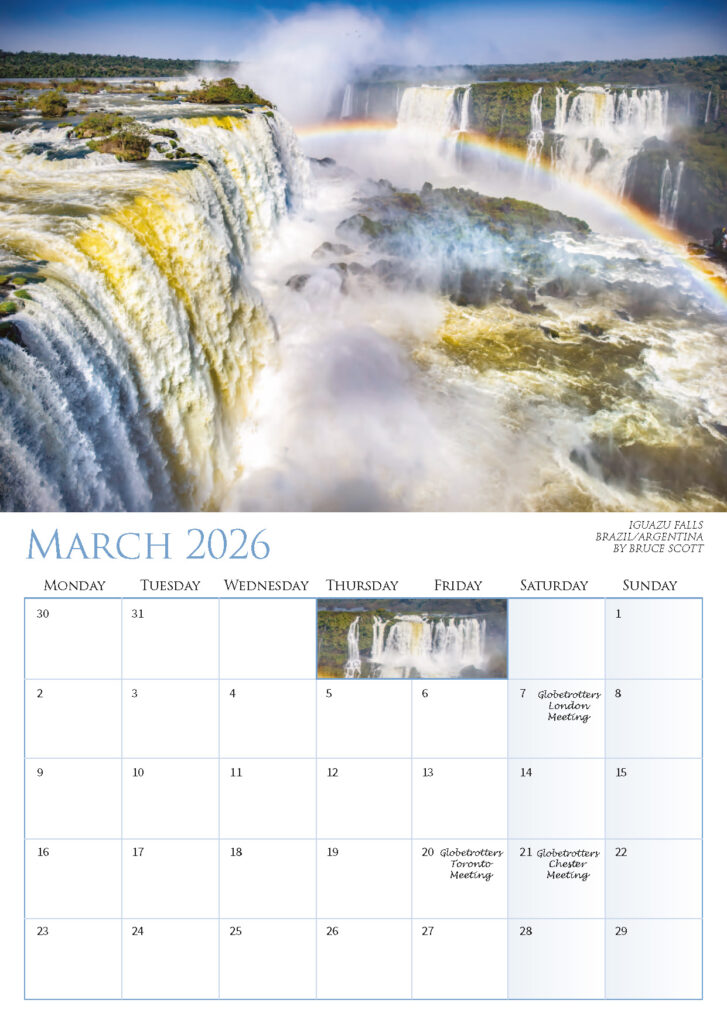MARCH 2026 IGUAZU FALLS, BRAZIL/ARGENTINA BY BRUCE SCOTT