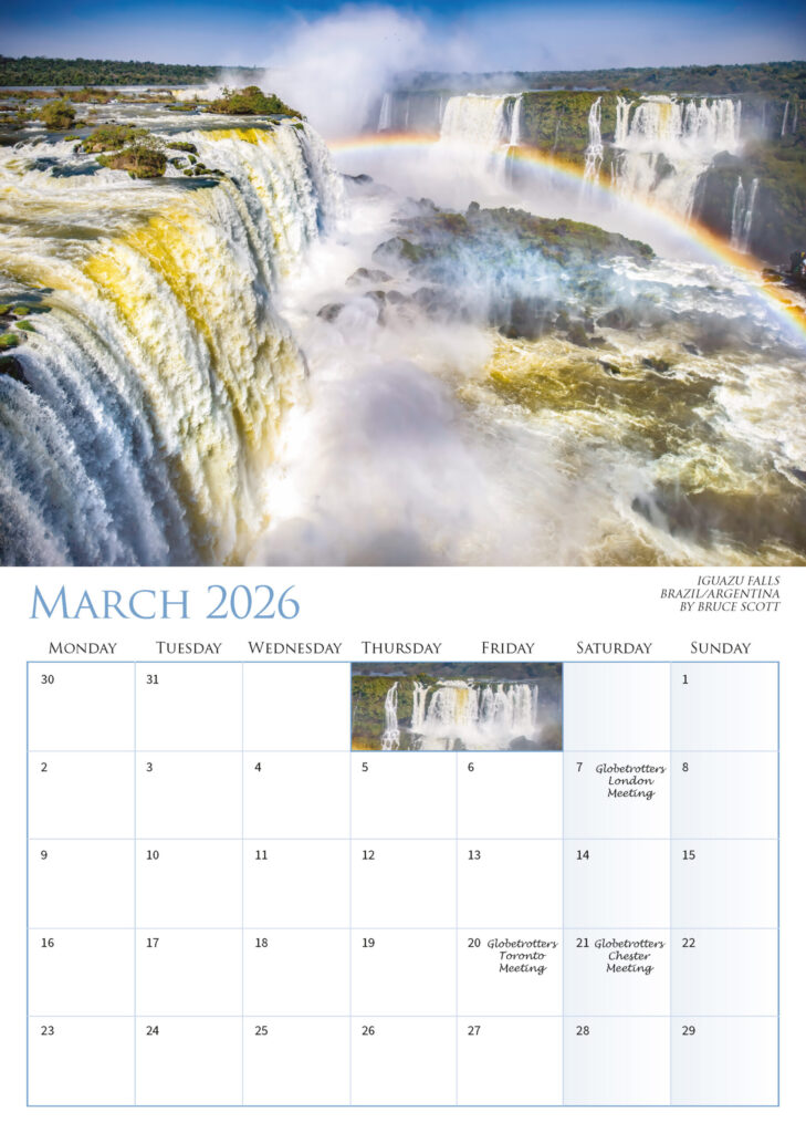 MARCH 2026 IGUAZU FALLS, BRAZIL/ARGENTINA BY BRUCE SCOTT