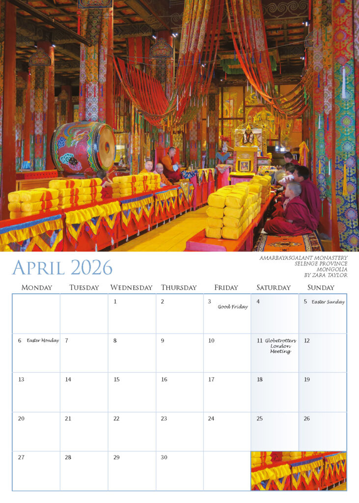 APRIL 2026 AMARBAYASGALANT MONASTERY SELENGE PROVINCE MONGOLIA BY ZARA TAYLOR