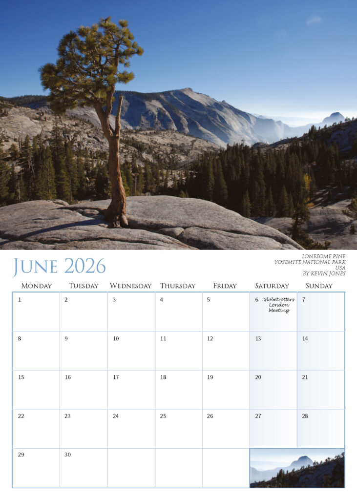 JUNE 2026 LONESOME PINE YOSEMITE NATIONAL PARK, USA BY KEVIN JONES
